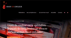 Desktop Screenshot of graindecouleur.com